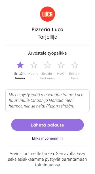 Työpaikka-arviointijärjestelmä