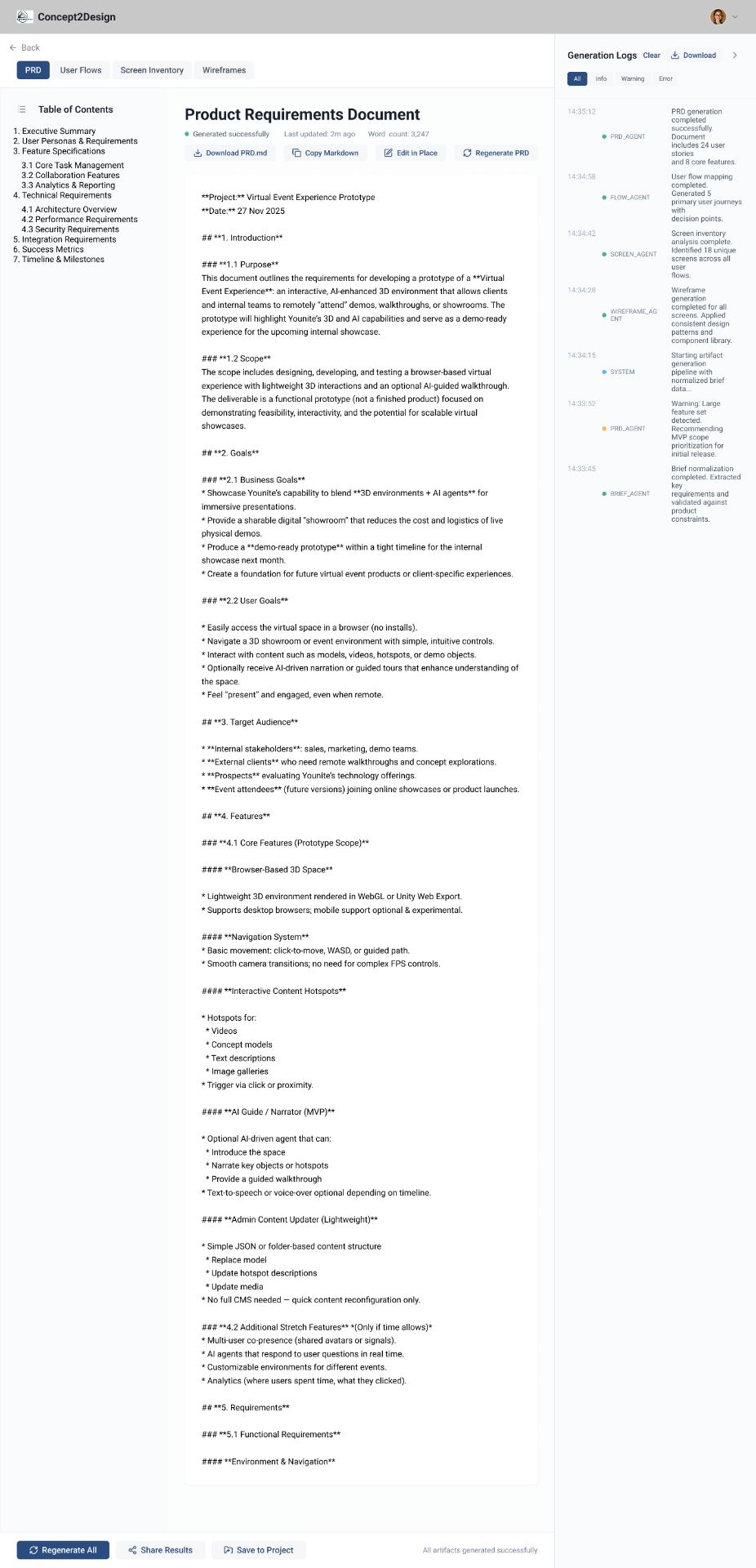 Normalisoitu brief-tuotos